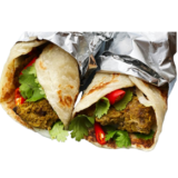 Minled beef chapathi roll